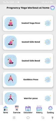 Pregnancy Yoga Workout - Exerc android App screenshot 4